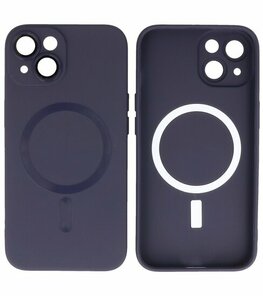 MagSafe Hoesje met Camera Beschermer voor iPhone 15 Nacht Paars MagSafe Hoesje met Camera Beschermer voor iPhone 15 Nacht Paars