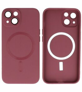 MagSafe Hoesje met Camera Beschermer voor iPhone 15 Plus Bruin MagSafe Hoesje met Camera Beschermer voor iPhone 15 Plus Bruin