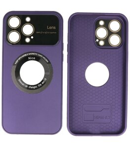 Prime Magsafe Case met Camera Beschermer voor iPhone 15 Pro Max Purple