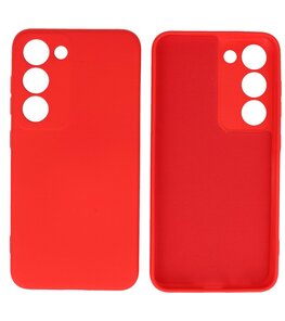 Fashion Color TPU Hoesje Samsung Galaxy S23 FE Rood Fashion Color TPU Hoesje Samsung Galaxy S23 FE Rood