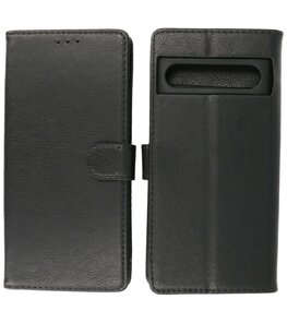 Google Pixel 8 Hoesje Book Case Portemonnee Telefoonhoesje - Zwart Google Pixel 8 Hoesje Book Case Portemonnee Telefoonhoesje - Zwart