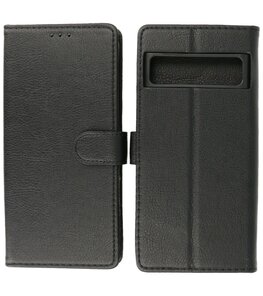 Google Pixel 8 Pro Hoesje Book Case Portemonnee Telefoonhoesje - Zwart Google Pixel 8 Pro Hoesje Book Case Portemonnee Telefoonhoesje - Zwart