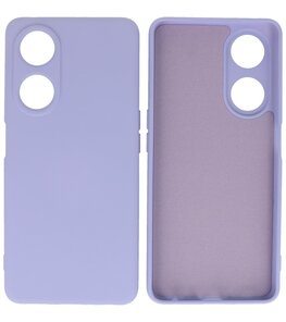Oppo A98 5G Hoesje Fashion Backcover Telefoonhoesje Paars Oppo A98 5G Hoesje Fashion Backcover Telefoonhoesje Paars