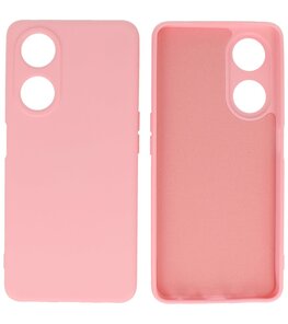 Oppo A98 5G Hoesje Fashion Backcover Telefoonhoesje Roze Oppo A98 5G Hoesje Fashion Backcover Telefoonhoesje Roze