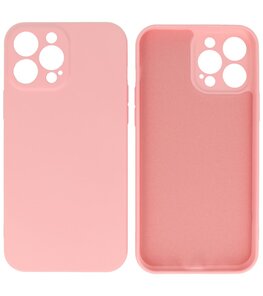 iPhone 13 Pro Max Hoesje - 2.0mm Dikke Fashion Telefoonhoesje Backcover - Roze iPhone 13 Pro Max Hoesje - 2.0mm Dikke Fashion Telefoonhoesje Backcover - Roze