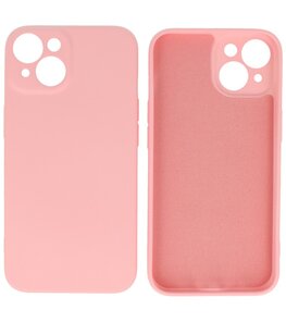 iPhone 14 Hoesje - 2.0mm Dikke Fashion Telefoonhoesje Backcover - Roze iPhone 14 Hoesje - 2.0mm Dikke Fashion Telefoonhoesje Backcover - Roze