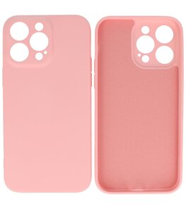 iPhone 15 Pro Max Hoesje - 2.0mm Dikke Fashion Telefoonhoesje Backcover - Roze