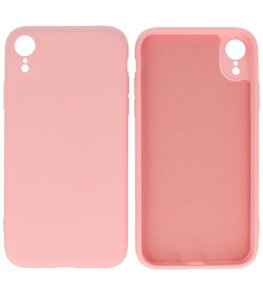 2.0mm Dikke Fashion Telefoonhoesje - Siliconen Hoesje voor iPhone XR - Roze