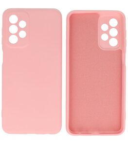 2.0mm Dikke Fashion Telefoonhoesje - Siliconen Hoesje voor Samsung Galaxy A23 - Roze
