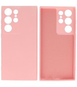 2.0mm Dikke Fashion Telefoonhoesje Siliconen Hoesje voor de Samsung Galaxy S23 Ultra - Roze 2.0mm Dikke Fashion Telefoonhoesje Siliconen Hoesje voor de Samsung Galaxy S23 Ultra - Roze