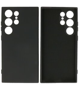 Samsung Galaxy S24 Ultra Hoesje Fashion Backcover Telefoonhoesje Zwart