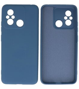 Xiaomi Redmi 12C Hoesje Fashion Backcover Telefoonhoesje Navy Xiaomi Redmi 12C Hoesje Fashion Backcover Telefoonhoesje Navy