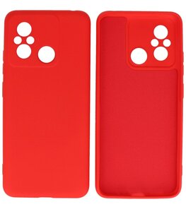 Xiaomi Redmi 12C Hoesje Fashion Backcover Telefoonhoesje Rood Xiaomi Redmi 12C Hoesje Fashion Backcover Telefoonhoesje Rood