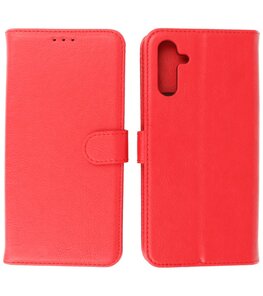 Samsung Galaxy A25 Hoesje Book Case Portemonnee Telefoonhoesje - Rood Samsung Galaxy A25 Hoesje Book Case Portemonnee Telefoonhoesje - Rood