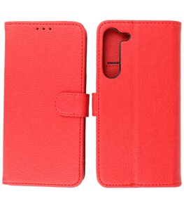 Samsung Galaxy S24 Plus - S25 Plus Hoesje Book Case Portemonnee Telefoonhoesje - Rood Samsung Galaxy S24 Plus - S25 Plus Hoesje Book Case Portemonnee Telefoonhoesje - Rood