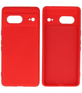 Fashion Color TPU Hoesje Google Pixel 7 Rood