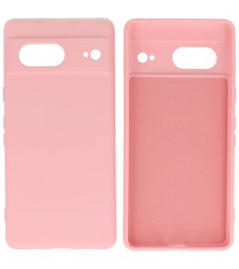 Fashion Color TPU Hoesje Google Pixel 7 Roze