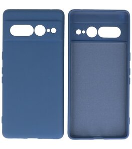 Fashion Color TPU Hoesje Google Pixel 7 Pro Navy Fashion Color TPU Hoesje Google Pixel 7 Pro Navy