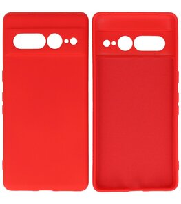 Fashion Color TPU Hoesje Google Pixel 7 Pro Rood Fashion Color TPU Hoesje Google Pixel 7 Pro Rood