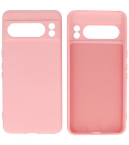 Fashion Color TPU Hoesje Google Pixel 8 Pro Roze Fashion Color TPU Hoesje Google Pixel 8 Pro Roze