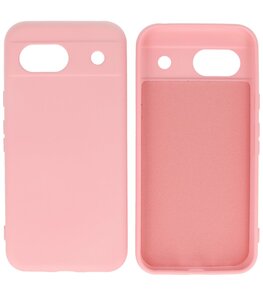 Fashion Color TPU Hoesje Google Pixel 8A Roze Fashion Color TPU Hoesje Google Pixel 8A Roze