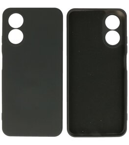 Fashion Color TPU Hoesje OPPO A78 4G Zwart