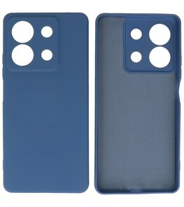 Fashion Color TPU Hoesje Xiaomi Redmi Note 13 5G Navy