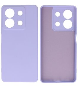 Fashion Color TPU Hoesje Xiaomi Redmi Note 13 5G Paars