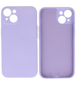 iPhone 14 Hoesje - 2.0mm Dikke Fashion Telefoonhoesje Backcover - Paars iPhone 14 Hoesje - 2.0mm Dikke Fashion Telefoonhoesje Backcover - Paars