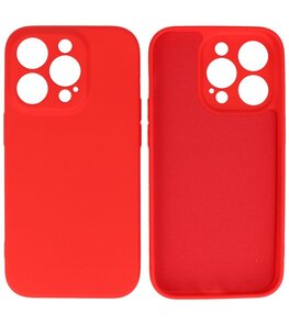 iPhone 14 Pro Hoesje - 2.0mm Dikke Fashion Telefoonhoesje Backcover - Rood iPhone 14 Pro Hoesje - 2.0mm Dikke Fashion Telefoonhoesje Backcover - Rood