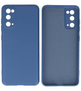 Fashion Backcover Telefoonhoesje voor Samsung Galaxy S20 - Navy Fashion Backcover Telefoonhoesje voor Samsung Galaxy S20 - Navy