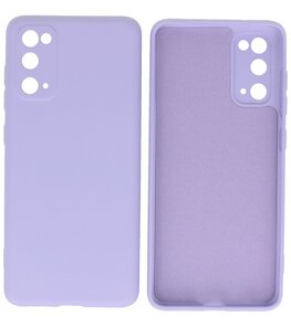 Fashion Backcover Telefoonhoesje voor Samsung Galaxy S20 - Paars Fashion Backcover Telefoonhoesje voor Samsung Galaxy S20 - Paars