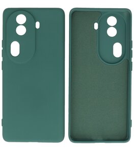 OPPO Reno 11 Pro Hoesje Fashion Backcover Telefoonhoesje Donker Groen