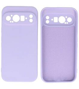 Fashion Color TPU Hoesje Google Pixel 9 Pro Paars Fashion Color TPU Hoesje Google Pixel 9 Pro Paars