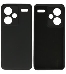 Fashion Color TPU Hoesje Xiaomi Redmi Note 13 Pro Plus Zwart Fashion Color TPU Hoesje Xiaomi Redmi Note 13 Pro Plus Zwart
