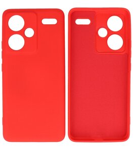 Fashion Color TPU Hoesje Xiaomi Redmi Note 13 Pro Plus Rood Fashion Color TPU Hoesje Xiaomi Redmi Note 13 Pro Plus Rood