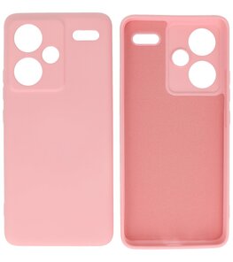 Fashion Color TPU Hoesje Xiaomi Redmi Note 13 Pro Plus Roze Fashion Color TPU Hoesje Xiaomi Redmi Note 13 Pro Plus Roze