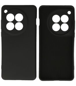 Fashion Color TPU Hoesje OnePlus 12 Zwart Fashion Color TPU Hoesje OnePlus 12 Zwart