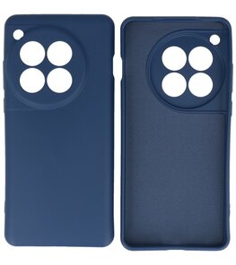 Fashion Color TPU Hoesje OnePlus 12 Navy Fashion Color TPU Hoesje OnePlus 12 Navy