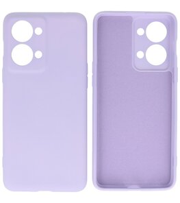 Fashion Color TPU Hoesje OnePlus Nord 2T Paars