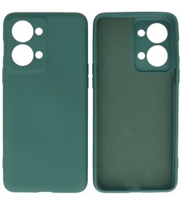 Fashion Color TPU Hoesje OnePlus Nord 2T Donker Groen