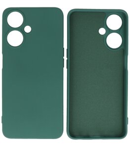 Fashion Color TPU Hoesje OPPO A59 5G Donker Groen Fashion Color TPU Hoesje OPPO A59 5G Donker Groen