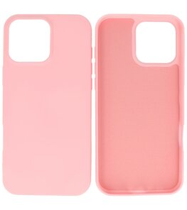 Fashion Color TPU Hoesje voor iPhone 16 Pro Roze