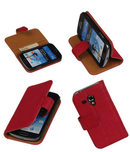 BestCases Fuchsia Echt Leer Booktype Hoesje voor Samsung Galaxy Trend S7560 BestCases Fuchsia Echt Leer Booktype Hoesje voor Samsung Galaxy Trend S7560