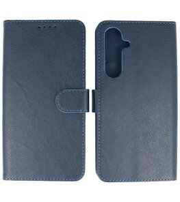Samsung Galaxy S24 Plus - S25 Plus Hoesje Book Case Portemonnee Telefoonhoesje - Navy Samsung Galaxy S24 Plus - S25 Plus Hoesje Book Case Portemonnee Telefoonhoesje - Navy