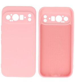 Fashion Color TPU Hoesje Google Pixel 9 Pro XL Roze Fashion Color TPU Hoesje Google Pixel 9 Pro XL Roze