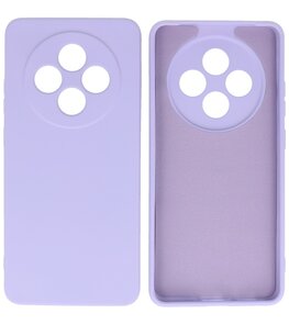 Fashion Color TPU Hoesje OPPO Reno 12F 5G Paars
