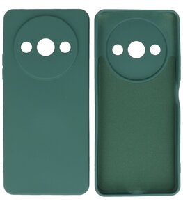 Fashion Color TPU Hoesje Xiaomi Redmi A3 Donker Groen