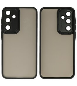 Mat-Transparent met Camera Beschermer Case voor Samsung Galaxy A35 Zwart