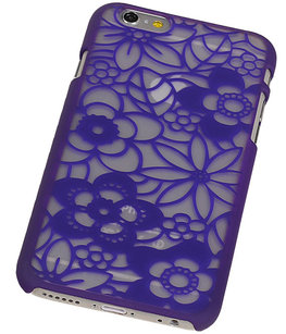 Hoesje voor Apple iPhone 6 - Lotus Hardcase Paars Hoesje voor Apple iPhone 6 - Lotus Hardcase Paars
